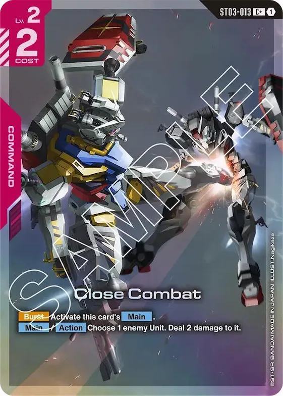 Close Combat (C+) #st3-013 – Starter Deck 06: Clan Unity