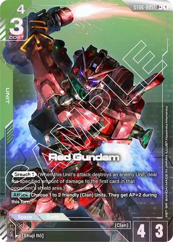 Red Gundam (LR+) #st6-005 – Starter Deck 06: Clan Unity