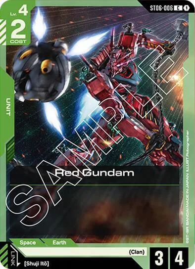 Red Gundam (C) #st6-006 – Starter Deck 06: Clan Unity