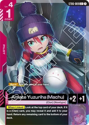 Amate Yuzuriha (Machu) (C+) #st6-009 – Starter Deck 06: Clan Unity
