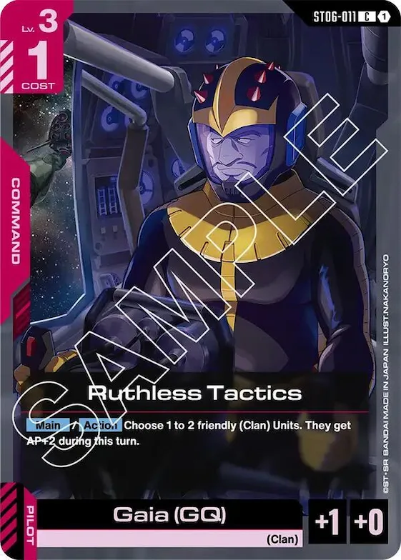 Ruthless Tactics #st6-011 – Starter Deck 06: Clan Unity