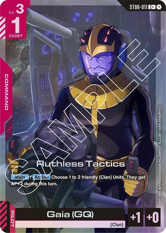 Ruthless Tactics (C+) #st6-011 – Starter Deck 06: Clan Unity