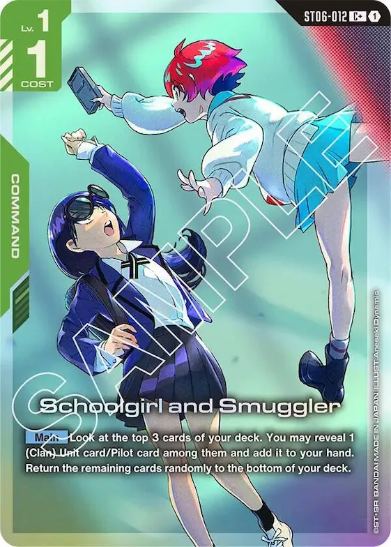 Schoolgirl and Smuggler (C+) #st6-012 – Starter Deck 06: Clan Unity