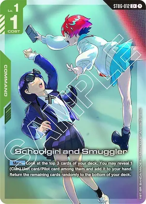 Schoolgirl and Smuggler (C+) #st6-012 – Starter Deck 06: Clan Unity