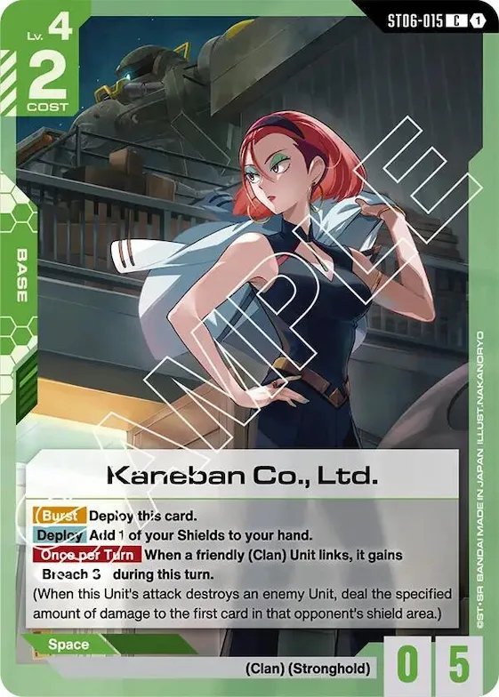 Kaneban Co., Ltd. #st6-015 – Starter Deck 06: Clan Unity