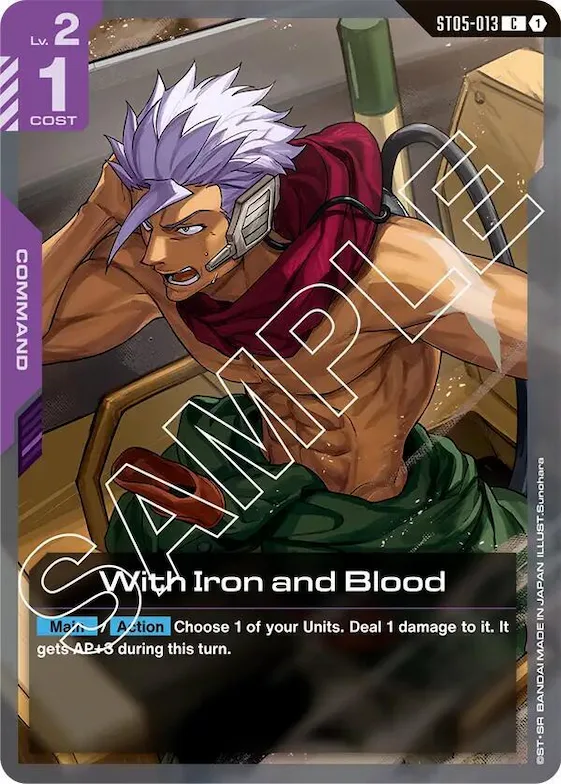 With Iron and Blood #st5-013 – Starter Deck 05: Iron Bloom