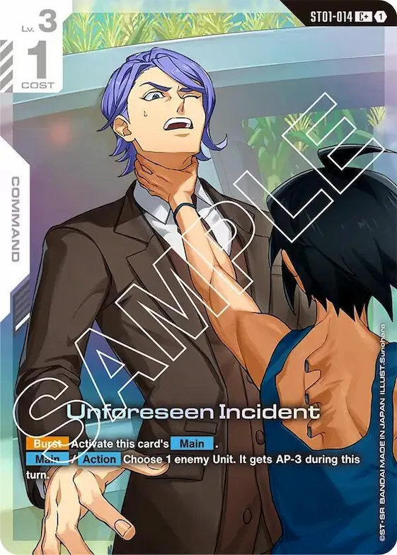 Unforeseen Incident (C+) #st1-014 – Starter Deck 05: Iron Bloom