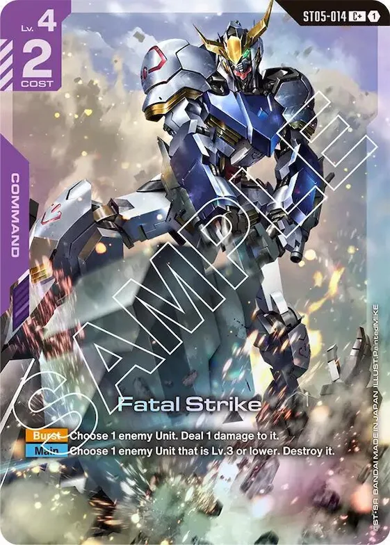 Fatal Strike (C+) #st5-014 – Starter Deck 05: Iron Bloom