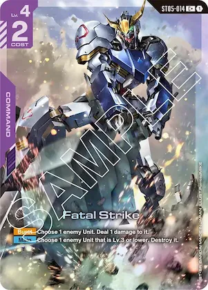 Fatal Strike (C+) #st5-014 – Starter Deck 05: Iron Bloom
