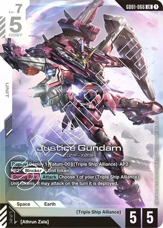 Justice Gundam #gd1-066 – Newtype Rising