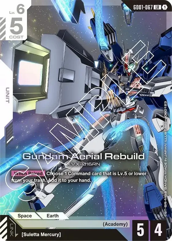 Gundam Aerial Rebuild #gd1-067 – Newtype Rising