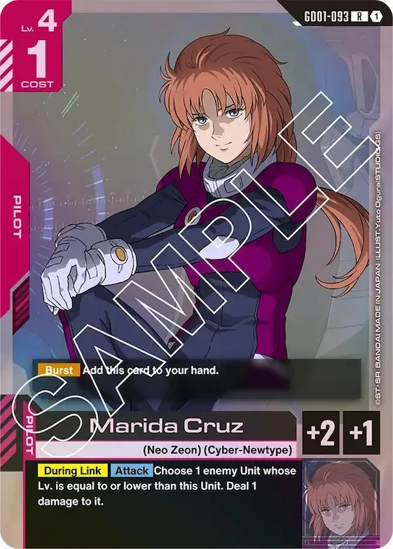 Marida Cruz #gd1-093 – Newtype Rising