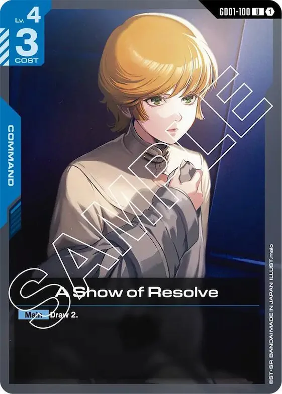 A Show of Resolve #gd1-100 – Newtype Rising