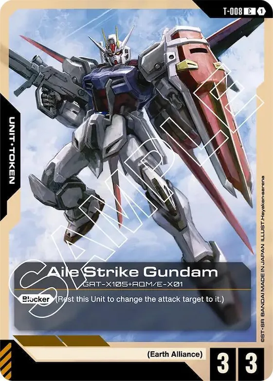 Aile Strike Gundam (T-008) Token #t-008 – Newtype Rising