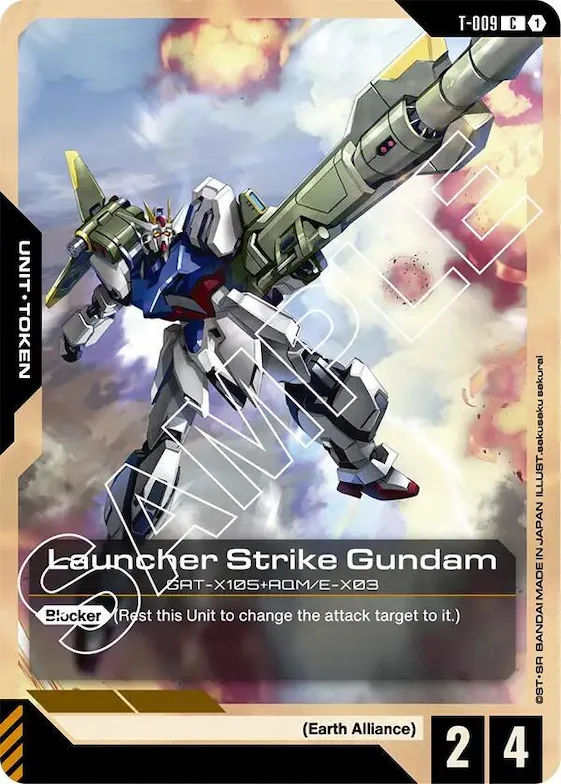 Launcher Strike Gundam (T-009) Token #t-009 – Newtype Rising