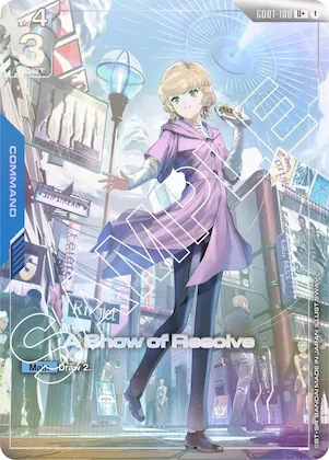 A Show of Resolve (U+) #gd1-100 – Newtype Rising