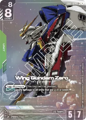 Wing Gundam Zero (LR+) #gd1-024 – Newtype Rising