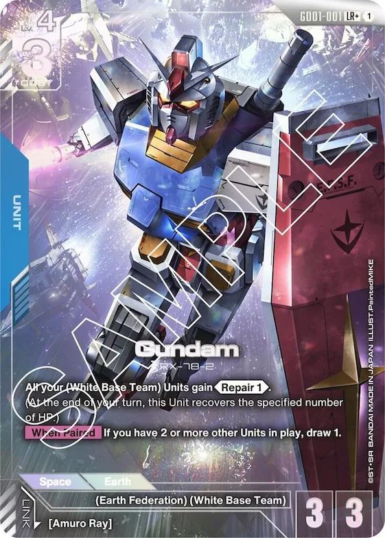 Gundam (GD01-001) (LR+) #gd1-001 – Newtype Rising