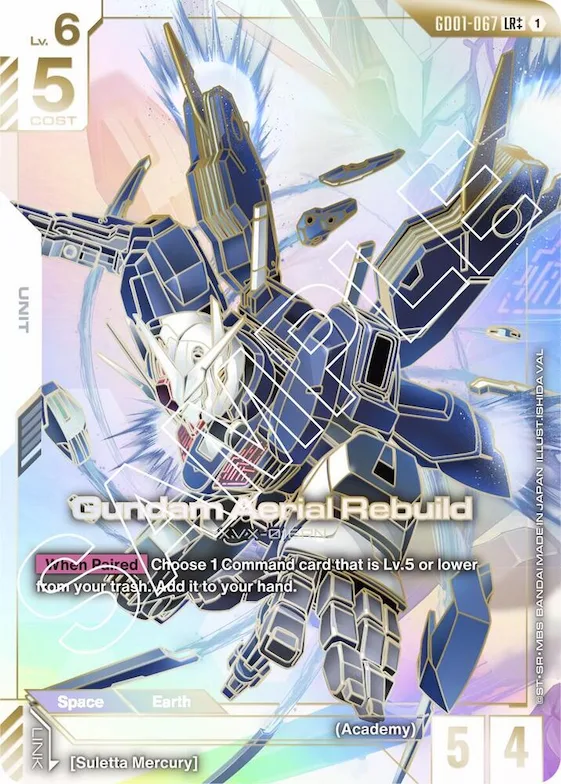 Gundam Aerial Rebuild (LR++) #gd1-067 – Newtype Rising