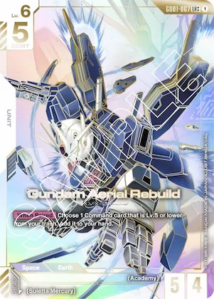 Gundam Aerial Rebuild (LR++) #gd1-067 – Newtype Rising