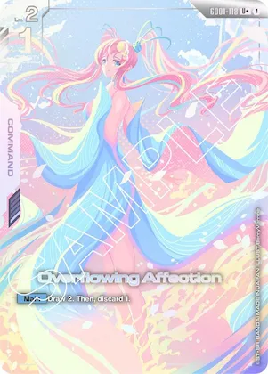 Overflowing Affection (U+) #gd1-118 – Newtype Rising