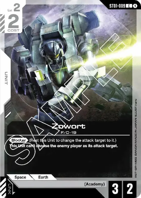 Zowort #st1-009 – Starter Deck 01: Heroic Beginnings