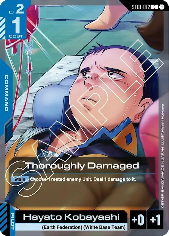 Thoroughly Damaged #st1-012 – Starter Deck 01: Heroic Beginnings