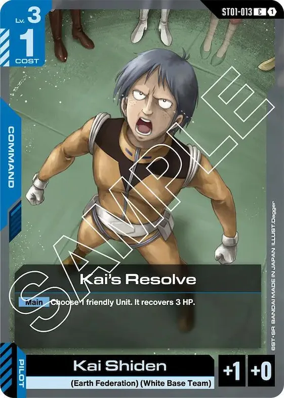 Kai's Resolve #st1-013 – Starter Deck 01: Heroic Beginnings