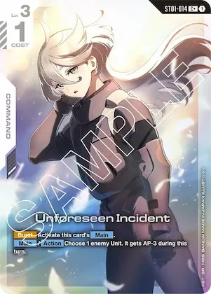 Unforeseen Incident (C+) #st1-014 – Starter Deck 01: Heroic Beginnings
