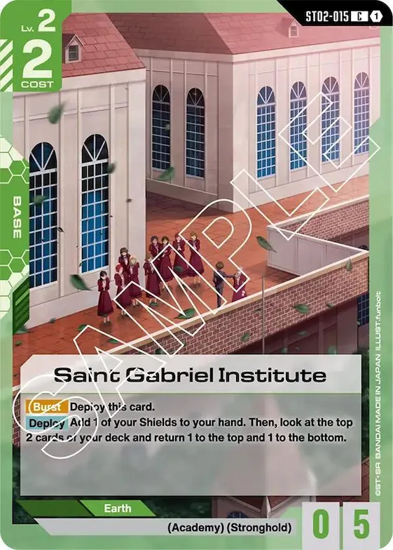 Saint Gabriel Institute #st2-015 – Starter Deck 02: Wings of Advance
