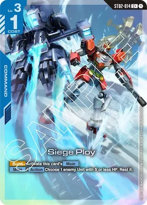 Siege Ploy (C+) #st2-014 – Starter Deck 02: Wings of Advance