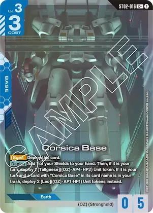 Corsica Base (C+) #st2-016 – Starter Deck 02: Wings of Advance
