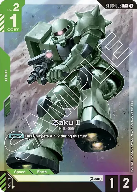 Zaku II (C+) #st3-008 – Starter Deck 03: Zeon's Rush