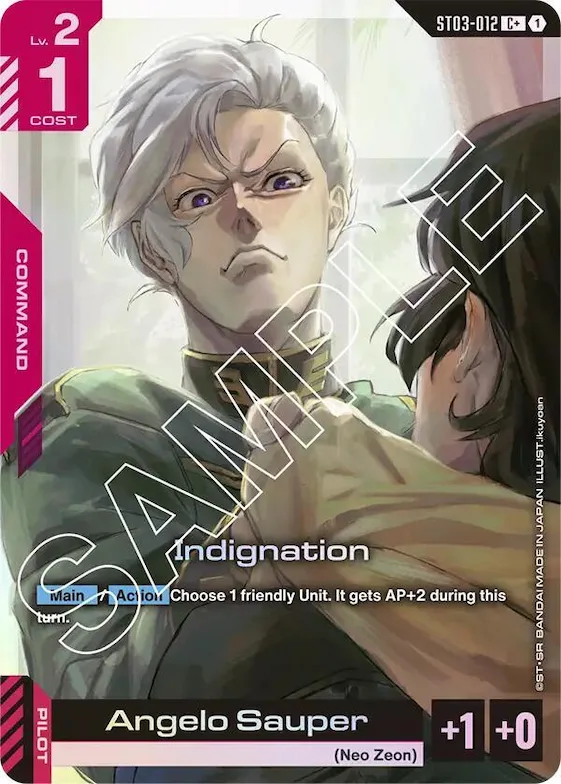 Indignation (C+) #st3-012 – Starter Deck 03: Zeon's Rush