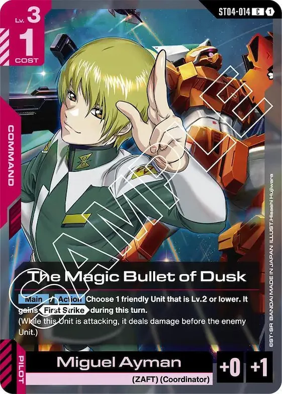The Magic Bullet of Dusk #st4-014 – Starter Deck 04: SEED Strike