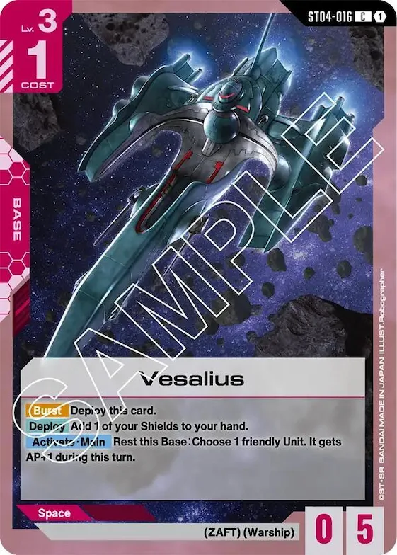 Vesalius #st4-016 – Starter Deck 04: SEED Strike
