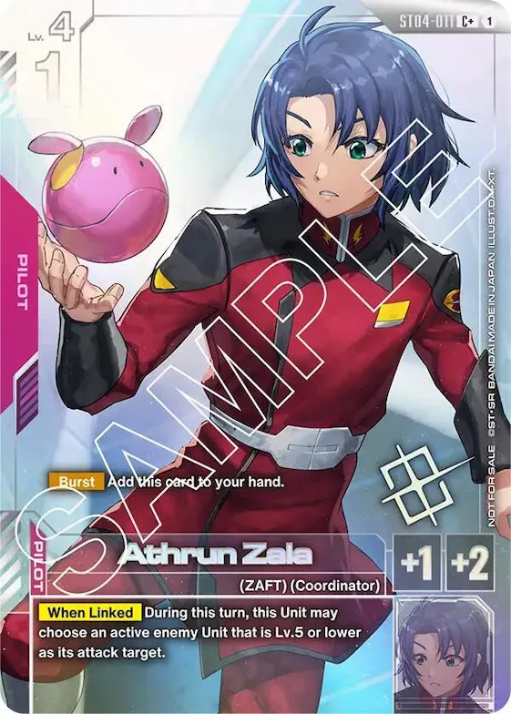 Athrun Zala (Store Tournament Winner Pack 01) #st4-011 – Gundam Promotional Cards