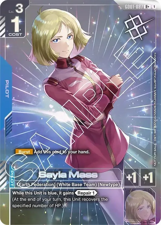 Sayla Mass (Store Tournament Winner Pack 01) #gd1-087 – Gundam Promotional Cards