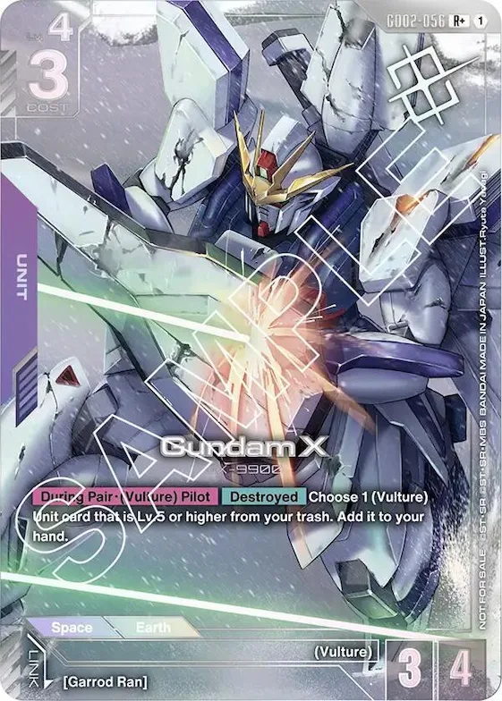 Gundam X (GD02-056) (Store Tournament Winner Pack 02) #gd2-056 – Gundam Promotional Cards