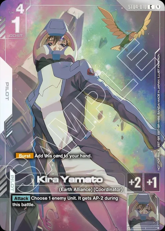 Kira Yamato (Newtype Challenge 2026 Mission 1) #st4-010 – Gundam Promotional Cards