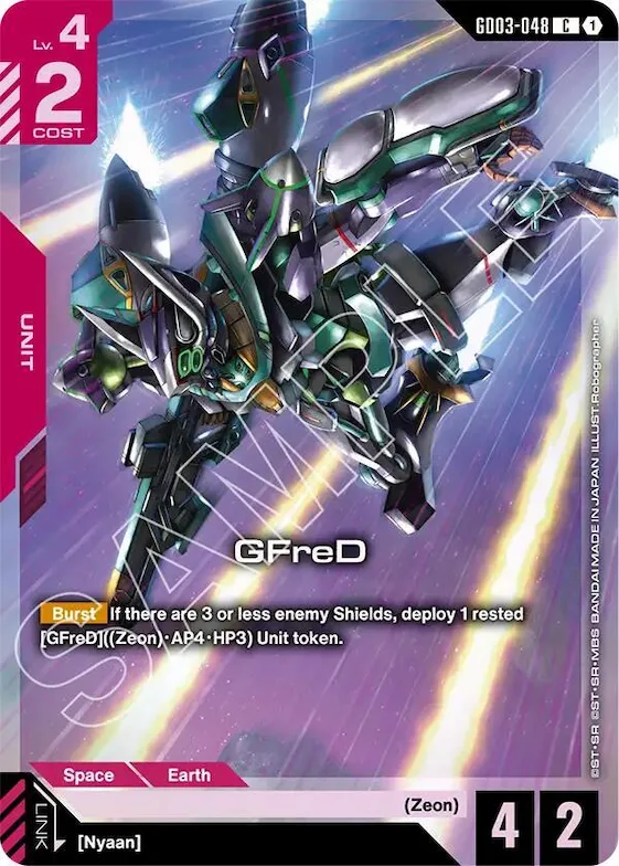 GFreD (Premium Card Collection Gundam Assemble) #gd3-048 – Gundam Promotional Cards