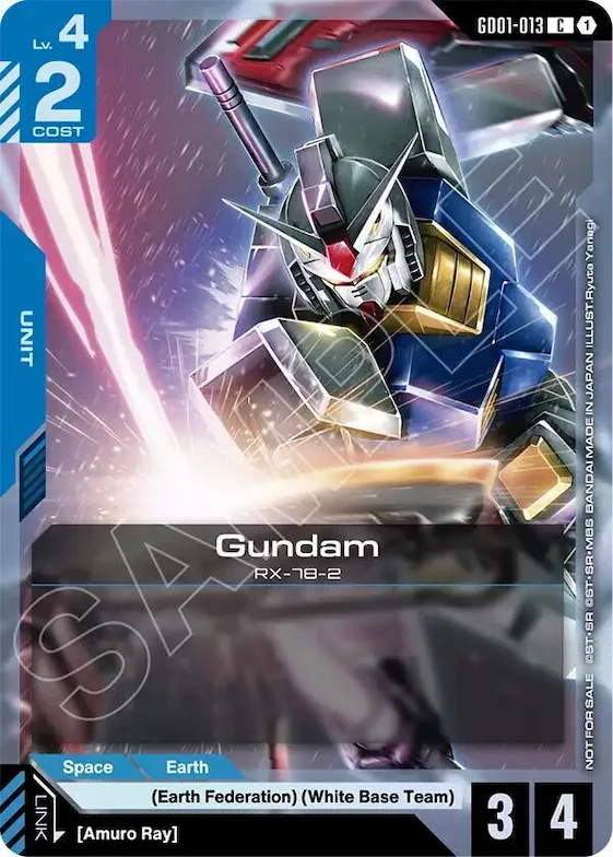 Gundam (GD01-013) (WCS26-27 Participation Pack Vol.1) #gd1-013 – Gundam Promotional Cards
