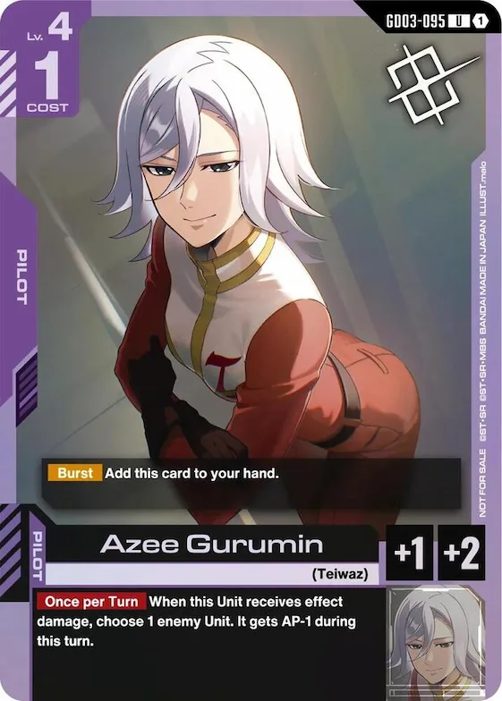 Azee Gurumin (Judge Pack 02) #gd3-095 – Gundam Promotional Cards