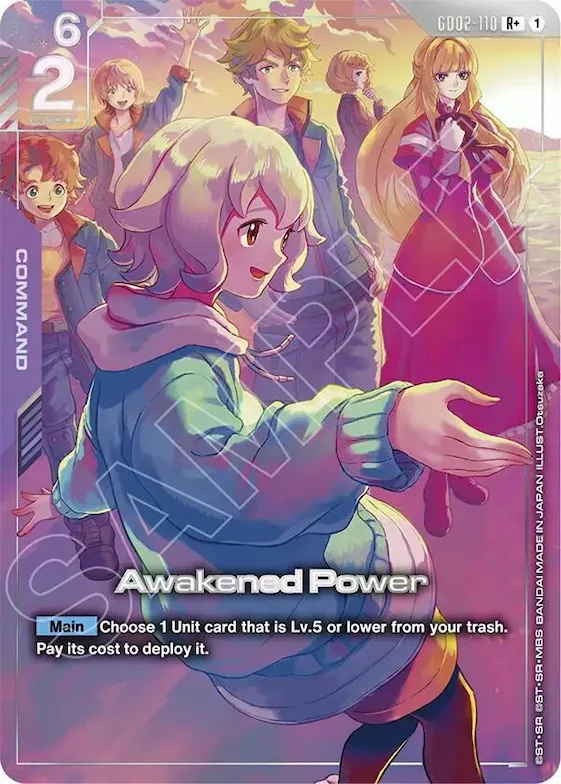 Awakened Power (R+)  (Premium Accessory Set - Mobile Suit Gundam: Iron-Blooded Orphans) #gd2-110 – Gundam Promotional Cards