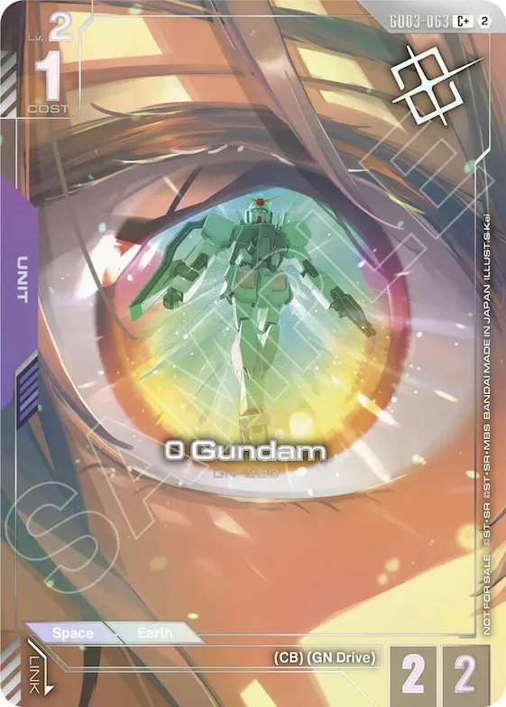0 Gundam (Store Tournament Winner Pack 05) #gd3-063 – Gundam Promotional Cards