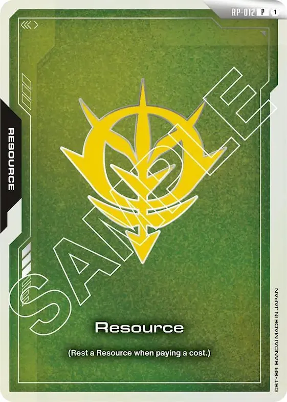 Resource (RP-012) (Zeon Force) #rp-012 – Promotional Resource Tokens