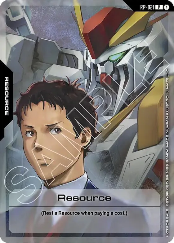 Resource (RP-021) (Mobile Suit Gundam: Hathaway's Flash) #rp-021 – Promotional Resource Tokens
