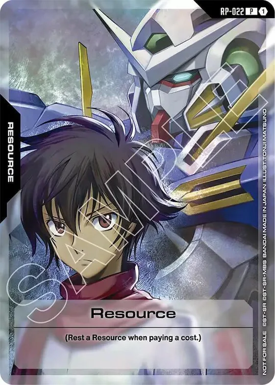 Resource (RP-022) (Mobile Suit Gundam 00) #rp-022 – Promotional Resource Tokens