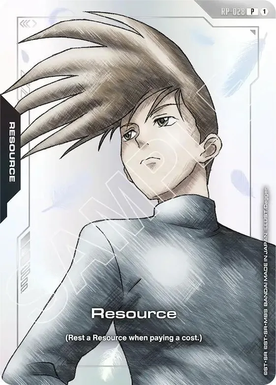 Resource (RP-028) (Premium Accessory Set - Mobile Suit Gundam Wing) #rp-028 – Promotional Resource Tokens
