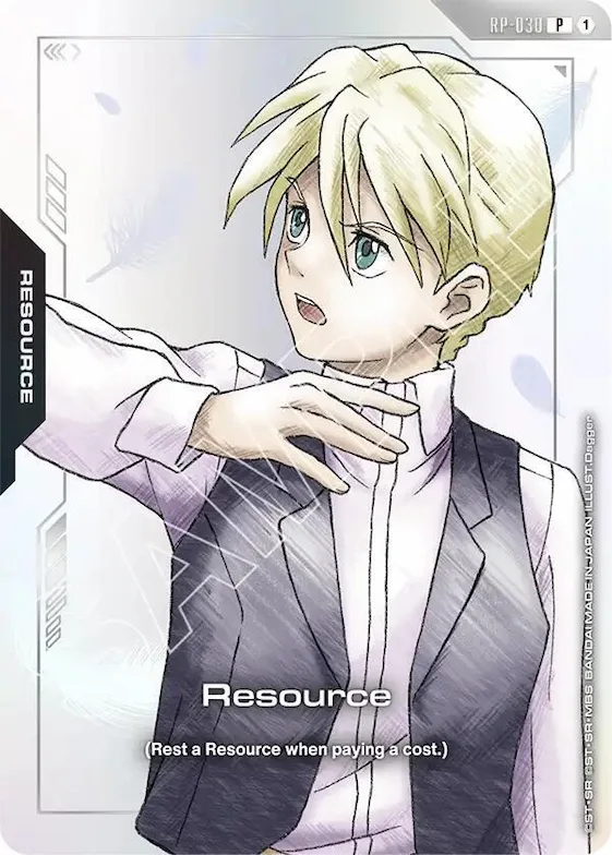 Resource (RP-030) (Premium Accessory Set - Mobile Suit Gundam Wing) #rp-030 – Promotional Resource Tokens